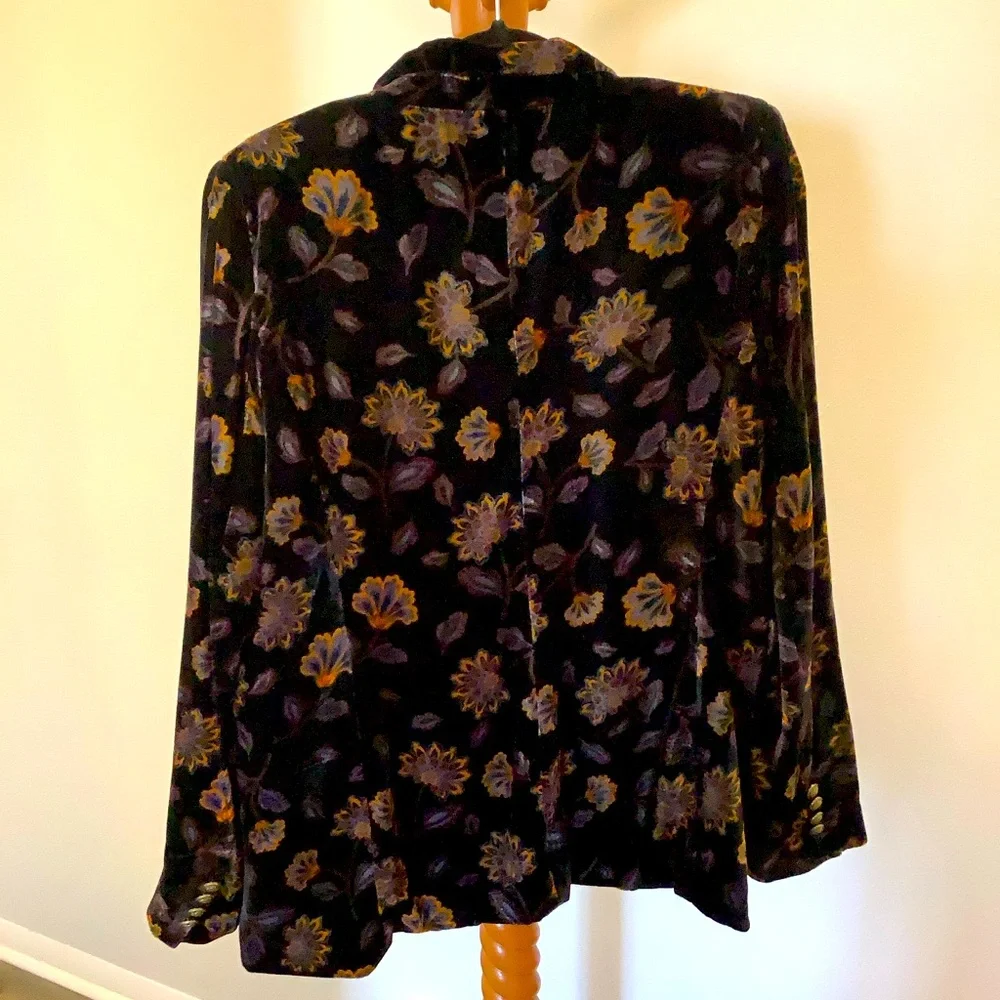 Floral Velvet Blazer by Rachel Zoe - Picture 2 of 4